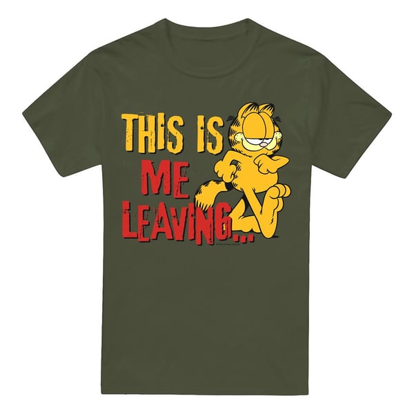 Garfield Herr T-shirt \"Leaving\"