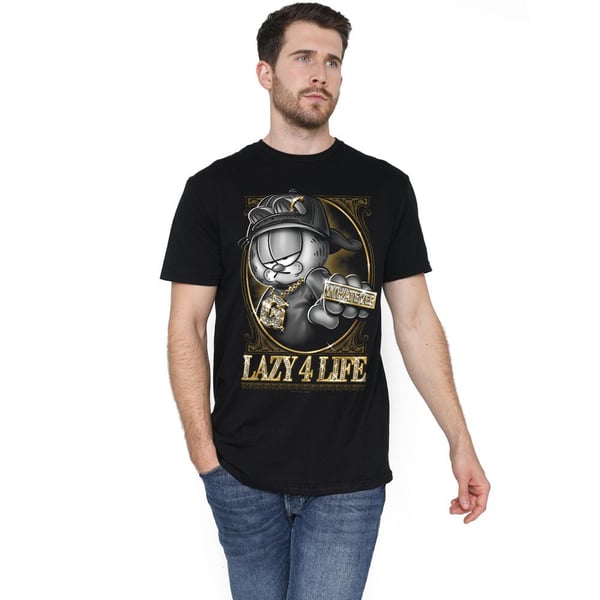 Garfield Mens Lazy 4 Life T-Shirt