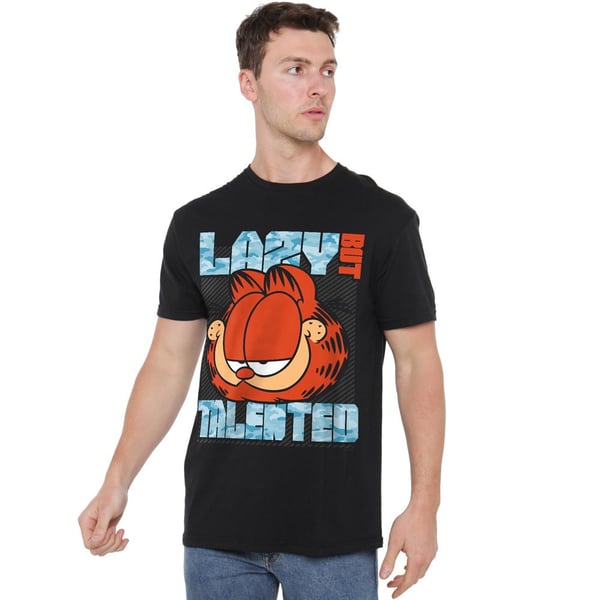 Garfield Mens Lazy But Talented T-Shirt