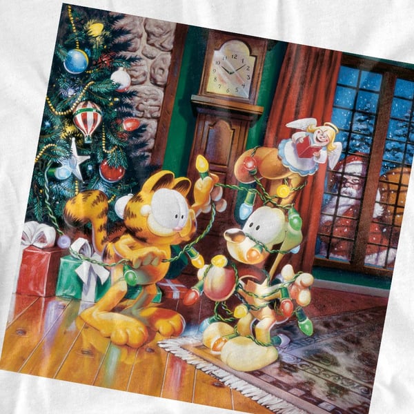 Garfield Miesten Odie Tree T-paita