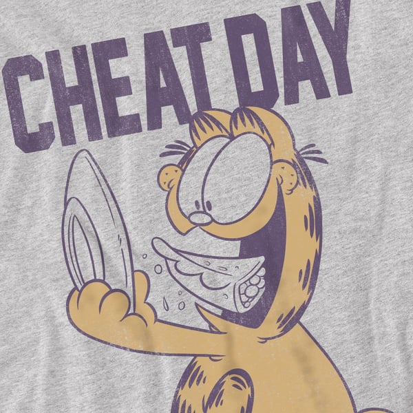 Garfield Mens Cheat Day T-Shirt