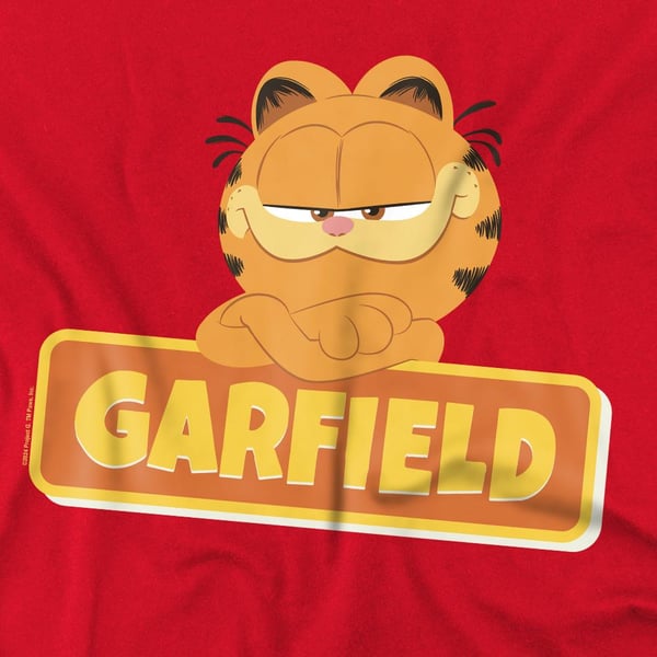 Garfield Movie Mens Logo T-Shirt