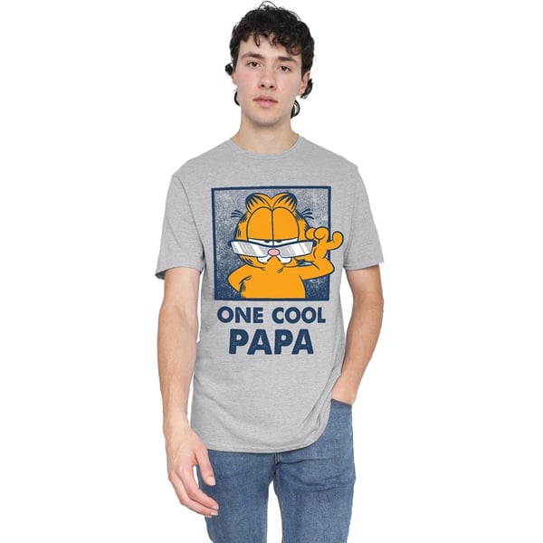 Garfield Miesten Isänpäivä T-paita \"One Cool Papa\"