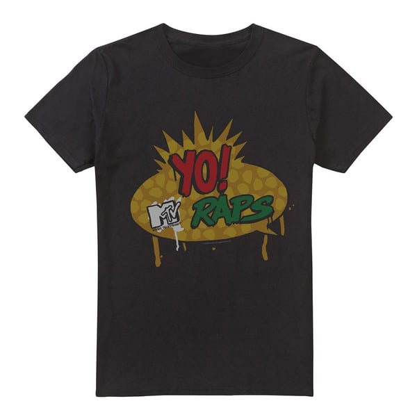 Yo! MTV Raps T-shirt med logo til mænd Yo! MTV Raps T-shirt med logo til mænd