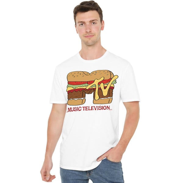 MTV Miesten Hampurilaislogo T-paita