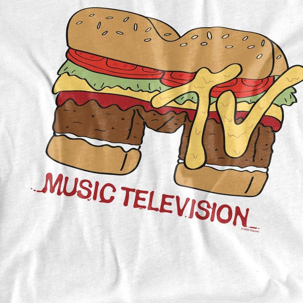 MTV Miesten Hampurilaislogo T-paita