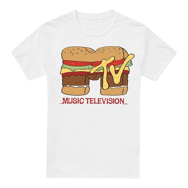 MTV Miesten Hampurilaislogo T-paita