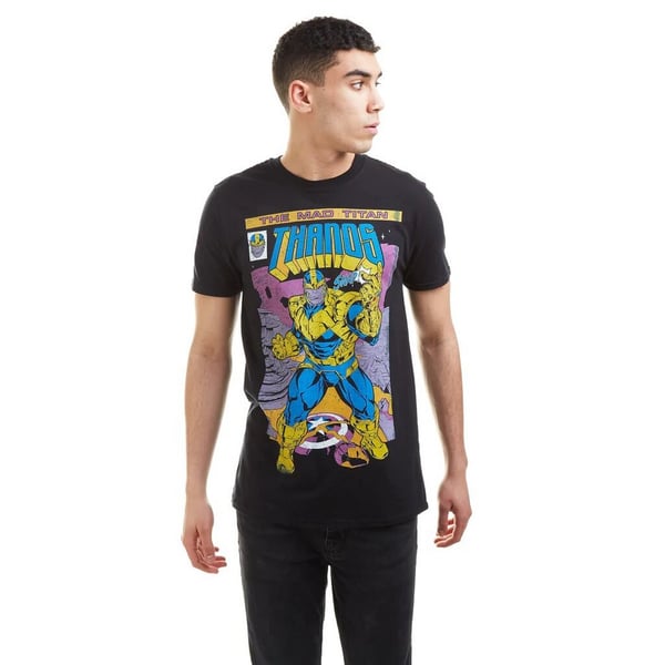 Marvel Mens Snap Thanos T-Shirt
