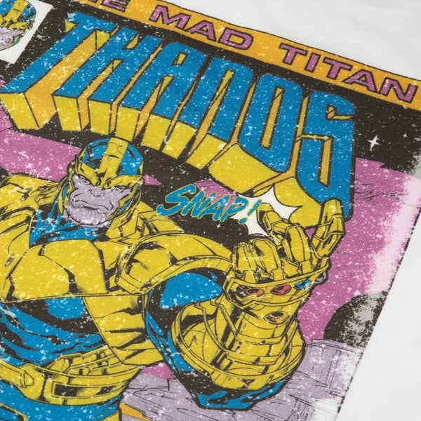 Marvel Mens Snap Thanos T-Shirt