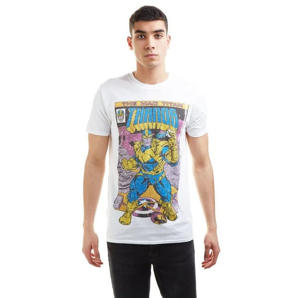 Marvel Mens Snap Thanos T-Shirt