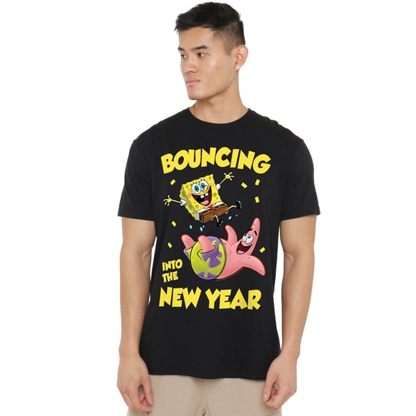 Paavo Pesusieni miesten T-paita \"Bouncing Into The New Year\"
