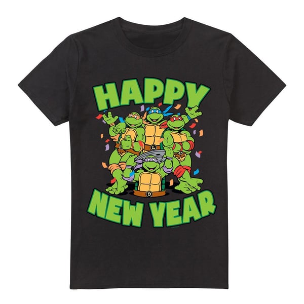 Teenage Mutant Ninja Turtles Herr T-shirt för nyår med grupptryck
