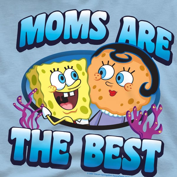 SpongeBob SquarePants Mens Moms Are The Best Mothers Day T-Shirt