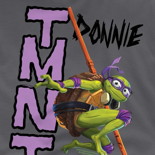 Teenage Mutant Ninja Turtles Mens Mutant Mayhem Donatello T-Shirt