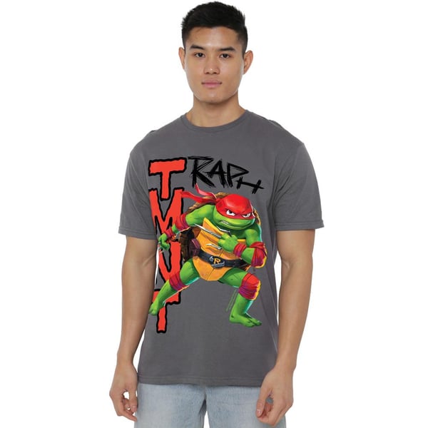 Teenage Mutant Ninja Turtles Mens Mutant Mayhem Raphael T-Shirt