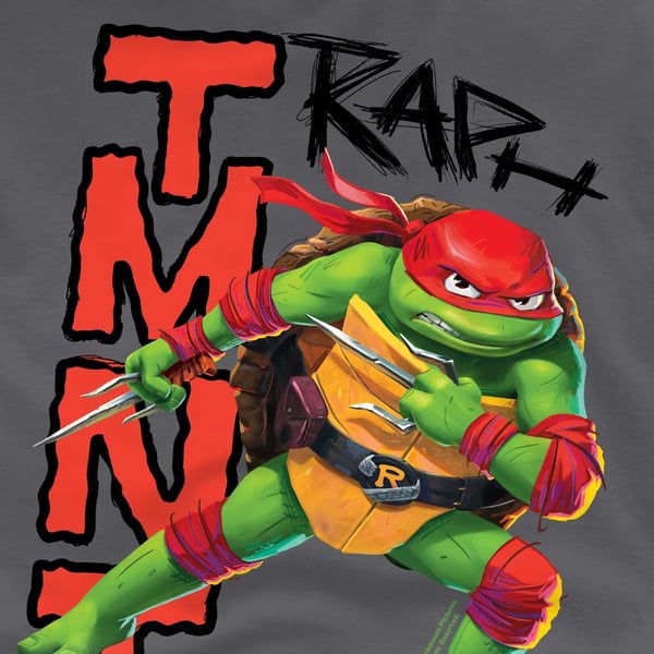 Teenage Mutant Ninja Turtles Mens Mutant Mayhem Raphael T-Shirt