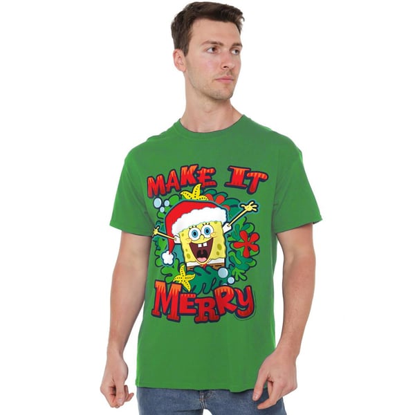 Paavo Pesusieni Miesten Make It Merry Christmas T-paita