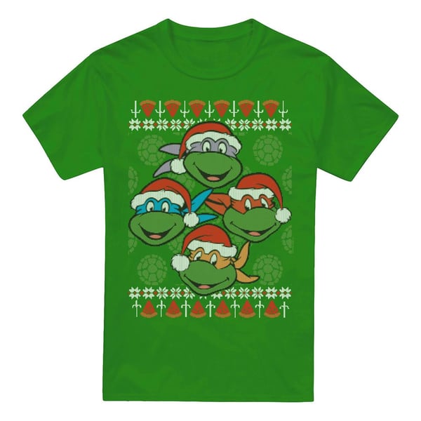 Teenage Mutant Ninja Turtles Mens Ugly Christmas Jumper T-Shirt Teenage Mutant Ninja Turtles Mens Ugly Christmas Jumper T-Shirt