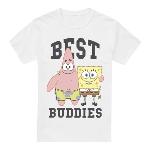 SpongeBob SquarePants Mens Best Buddies Patrick Star T-Shirt SpongeBob SquarePants Mens Best Buddies Patrick Star T-Shirt