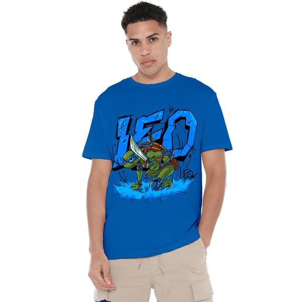 Tales of the Teenage Mutant Ninja Turtles Mens Groundbreaking Leonardo T-Shirt