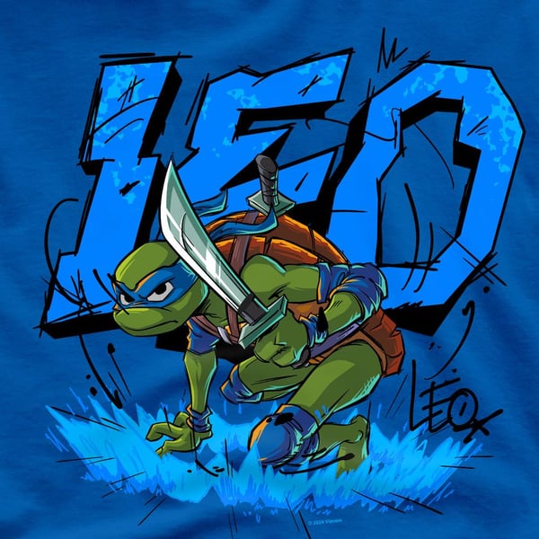 Tales of the Teenage Mutant Ninja Turtles Mens Groundbreaking Leonardo T-Shirt
