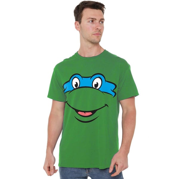 Teenage Mutant Ninja Turtles Mens Leonardo Smile T-Shirt