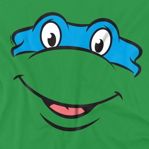 Teenage Mutant Ninja Turtles Mens Leonardo Smile T-Shirt