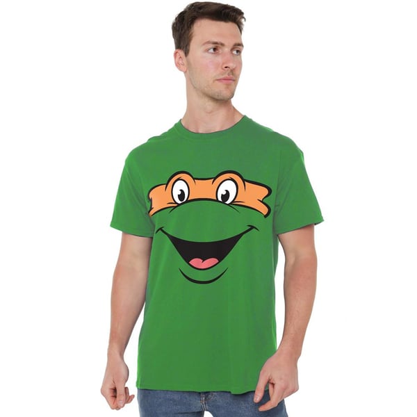 Teenage Mutant Ninja Turtles Mens Michelangelo Smile T-Shirt