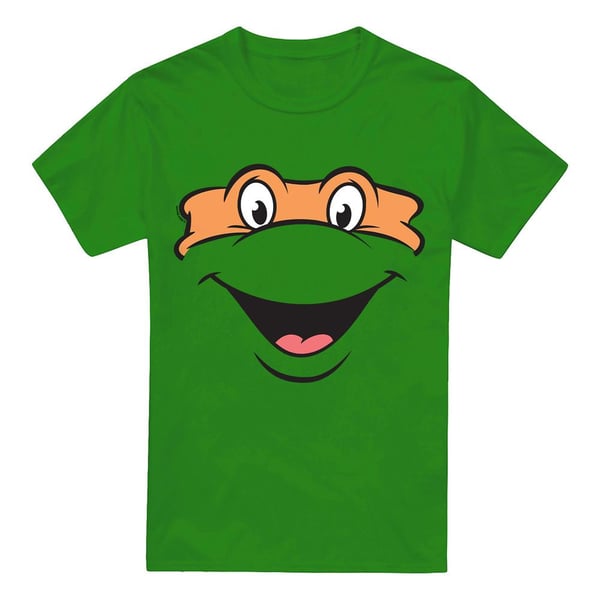 Teenage Mutant Ninja Turtles Mens Michelangelo Smile T-Shirt