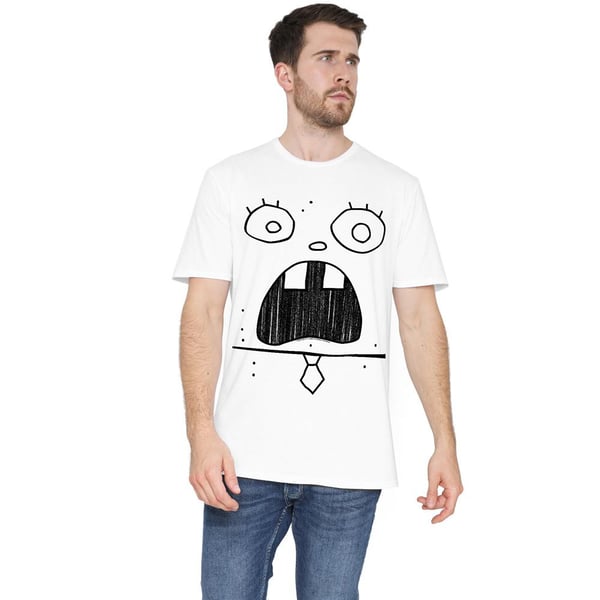 SpongeBob SquarePants Mens Doogle Face T-Shirt