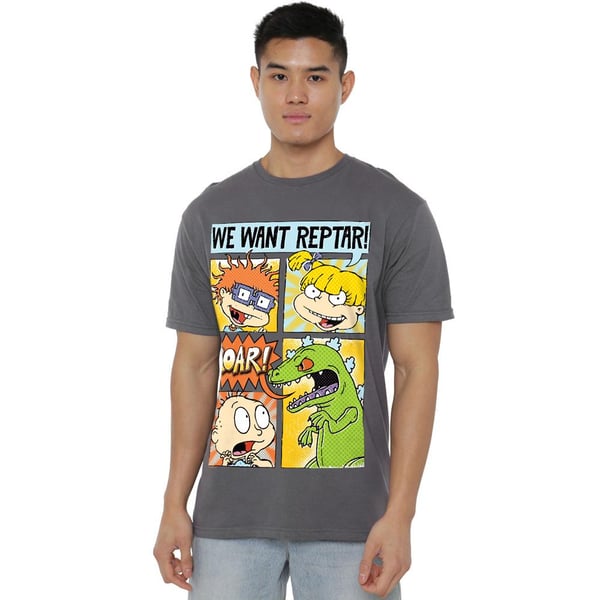 Rugrats Miesten Haluamme Reptarin! Sarjakuva T-paita