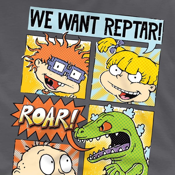 Rugrats Miesten Haluamme Reptarin! Sarjakuva T-paita