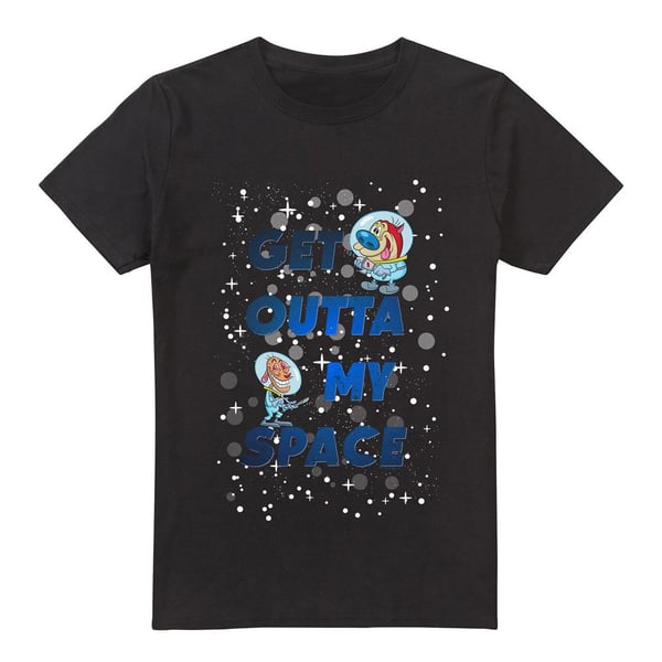 Ren & Stimpy Mens Get Outta My Space T-Shirt Ren & Stimpy Mens Get Outta My Space T-Shirt