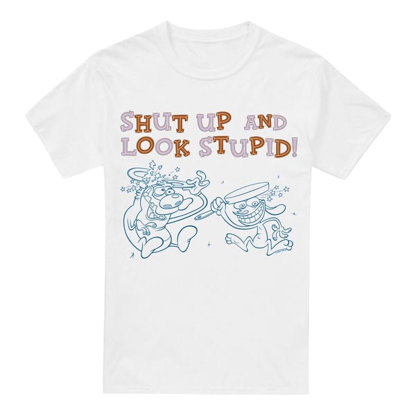 Ren & Stimpy Herr Tyst och se dum ut! T-shirt Ren & Stimpy Herr Tyst och se dum ut! T-shirt