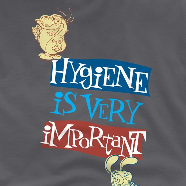 Ren & Stimpy Miesten Hygienia On Erittäin Tärkeää T-paita