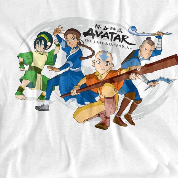 Avatar: The Last Airbender Mens Group T-Shirt