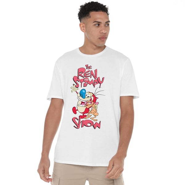 Ren & Stimpy T-shirt för män