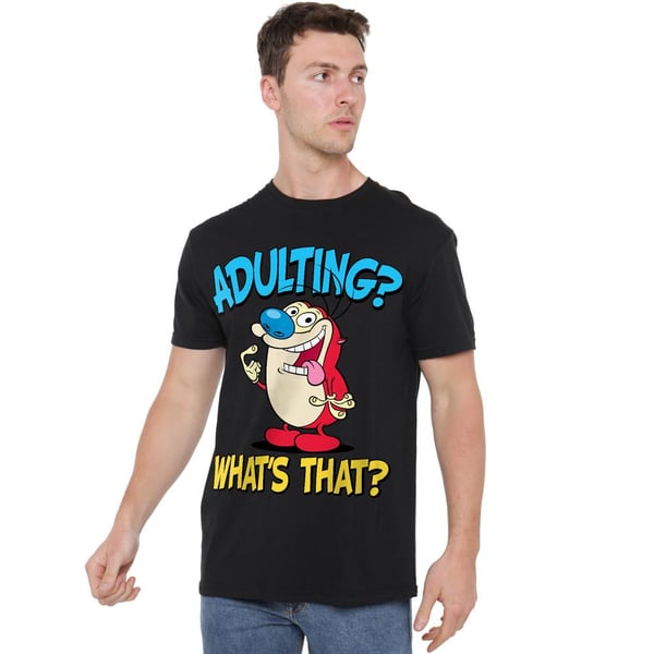 Ren & Stimpy Miesten Aikuistuminen 2 T-paita