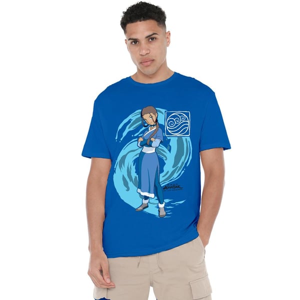 Avatar: The Last Airbender Mens Water Wave Katara T-Shirt