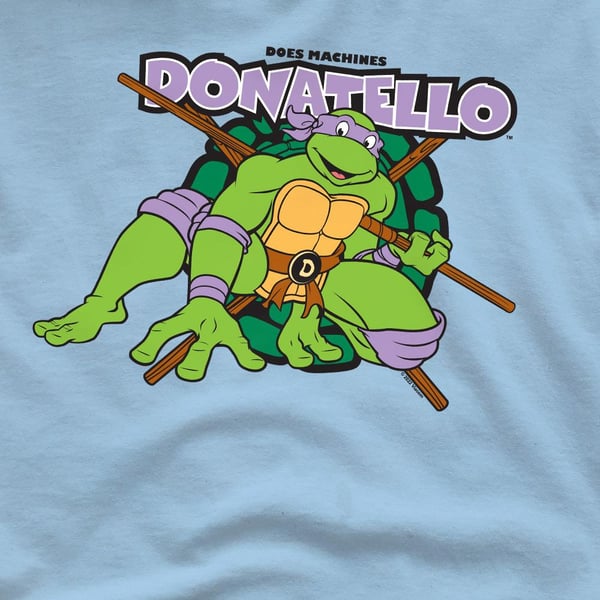 Teenage Mutant Ninja Turtles Mens Donatello Does Machines T-Shirt