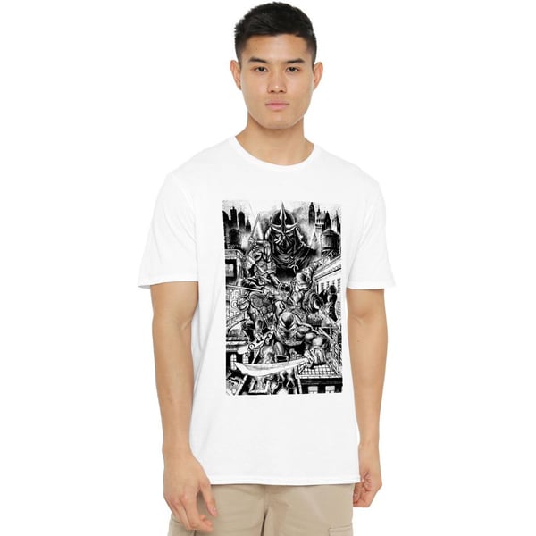 Teenage Mutant Ninja Turtles Herr T-shirt \"Take Down Shredder\"