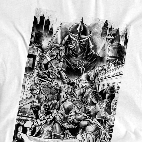Teenage Mutant Ninja Turtles Herr T-shirt \"Take Down Shredder\"