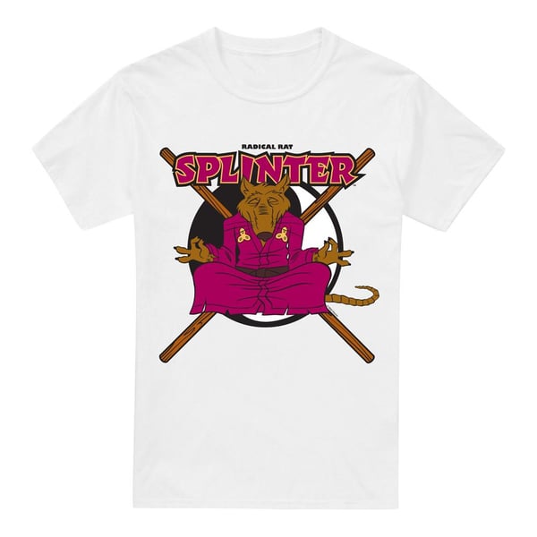 Teenage Mutant Ninja Turtles Mens Radical Rat Splinter T-Shirt Teenage Mutant Ninja Turtles Mens Radical Rat Splinter T-Shirt