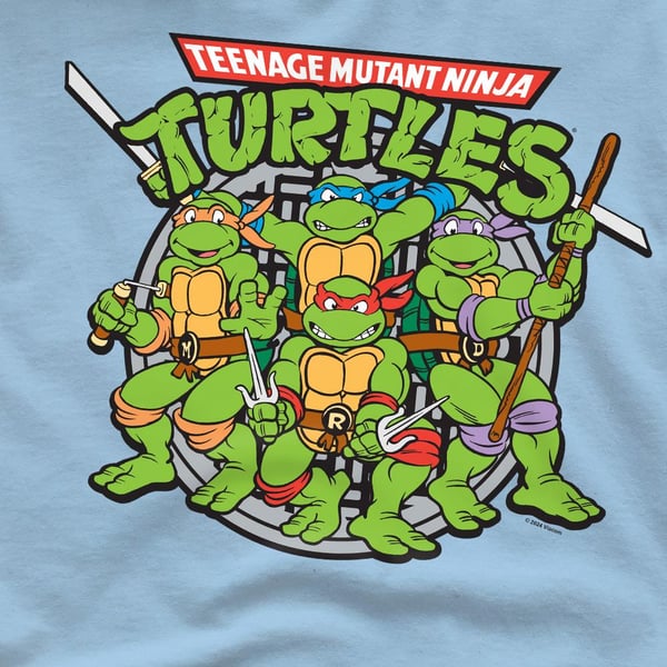 Teenage Mutant Ninja Turtles Mens Classic Turtles T-Shirt