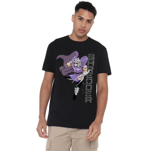 Teenage Mutant Ninja Turtles Mens Arcade Shredder Retro T-Shirt