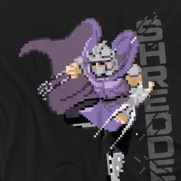 Teenage Mutant Ninja Turtles Mens Arcade Shredder Retro T-Shirt
