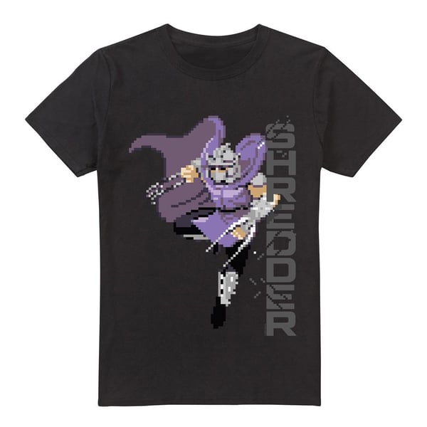 Teenage Mutant Ninja Turtles Mens Arcade Shredder Retro T-Shirt Teenage Mutant Ninja Turtles Mens Arcade Shredder Retro T-Shirt