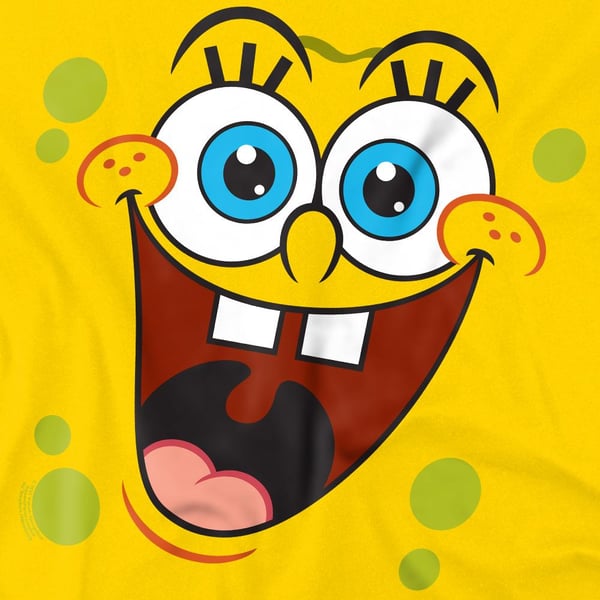 SpongeBob SquarePants Mens Surprise Face T-Shirt