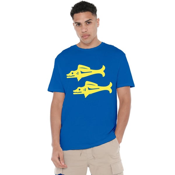 Legends of the Hidden Temple Miesten Blue Barracudas T-paita