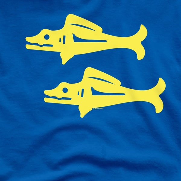 Legends of the Hidden Temple Miesten Blue Barracudas T-paita